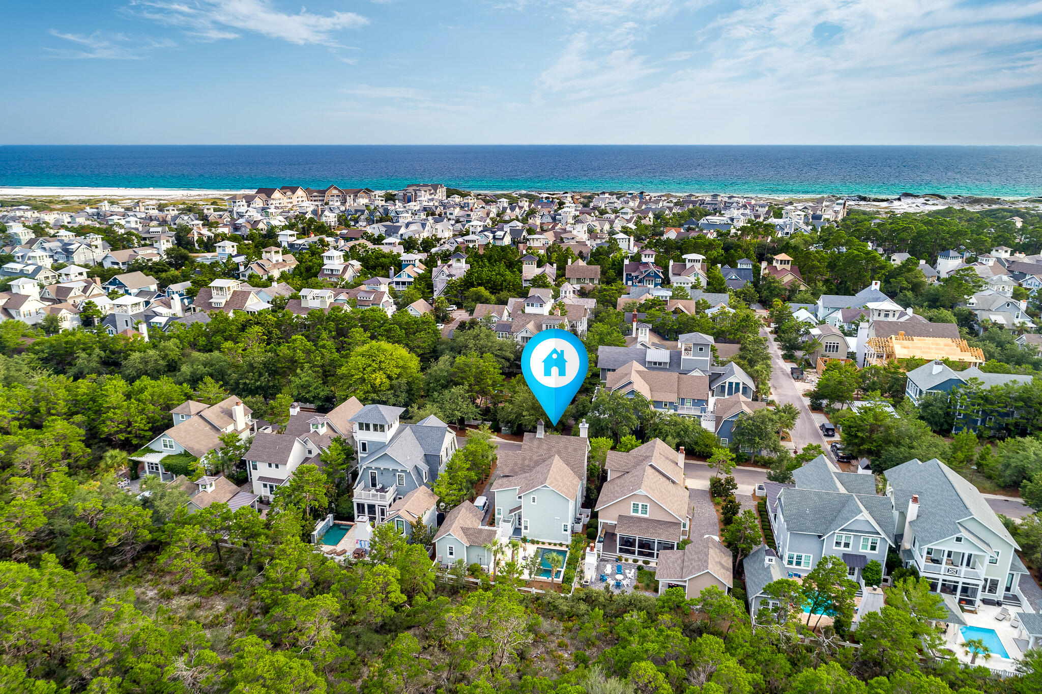 57 Salt Box Lane West Inlet Beach, FL 32461 - Photo 59 of 74 an aerial view of multiple house