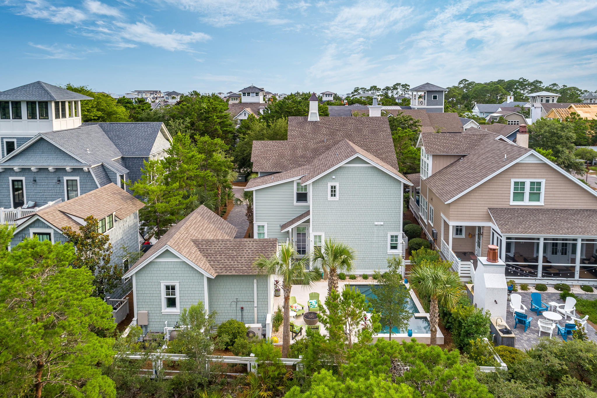 57 Salt Box Lane West Inlet Beach, FL 32461 - Photo 60 of 74 an aerial view of a house