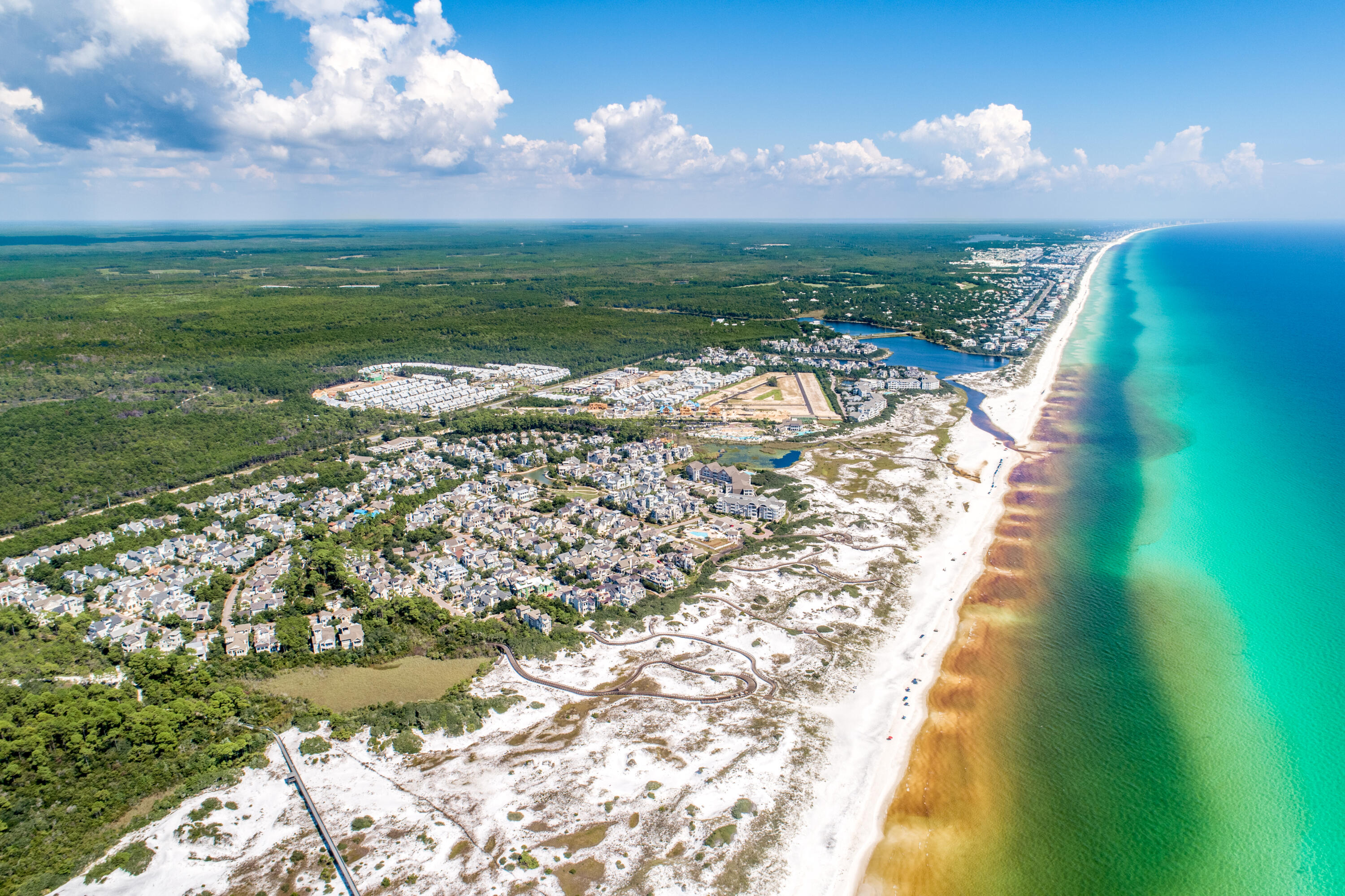 57 Salt Box Lane West Inlet Beach, FL 32461 - Photo 68 of 74 a view of a lake in a city