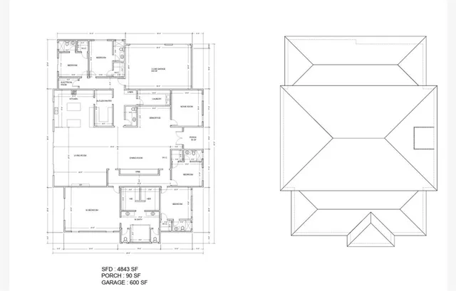 a view of a backyard of a house