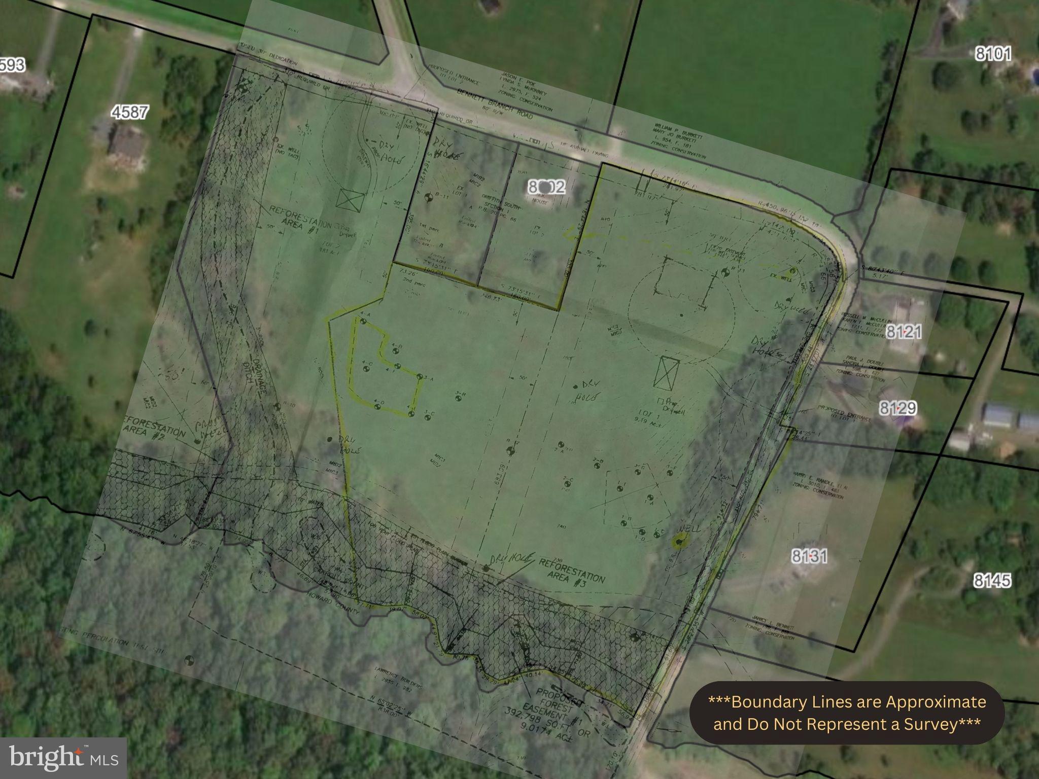 2 Griffith Road Mount Airy, MD 21771 - Photo 17 of 26 Overlay is approximate & not a survey