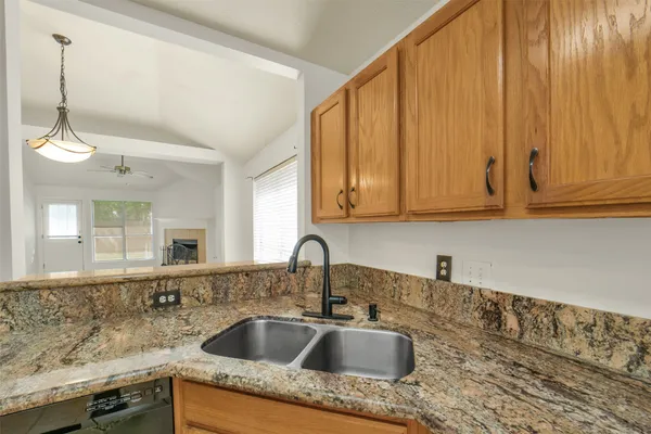 a close view of sink and tap