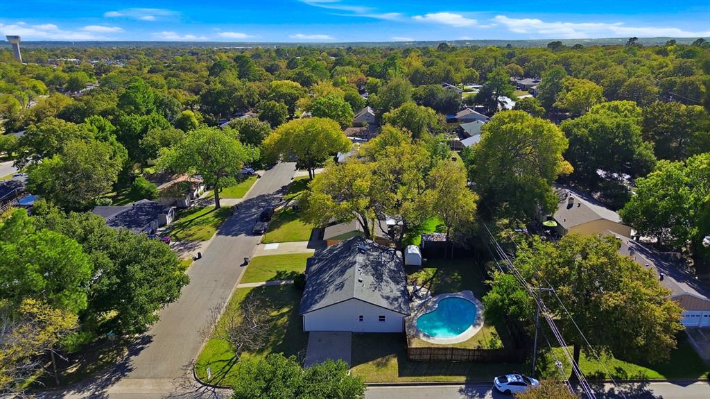 1145 Terrace Trail Hurst, TX 76053 - Photo 32 of 36 a view of an outdoor space and a yard