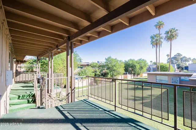 a view of outdoor space with seating area
