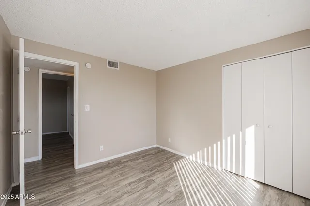 wooden floor in an empty room