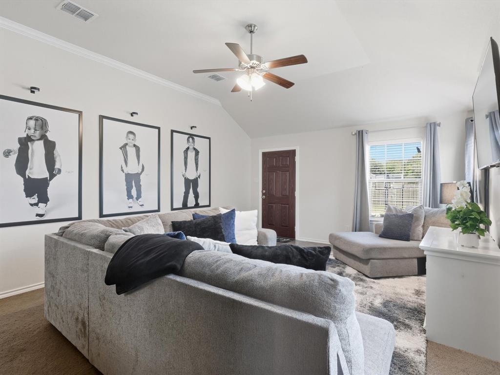 425 Merry Mill Road Wilmer, TX 75172 - Photo 7 of 29 a living room with furniture and window