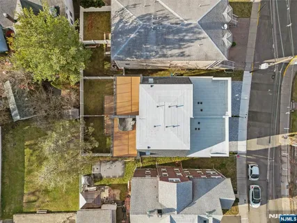 a building with an outdoor space