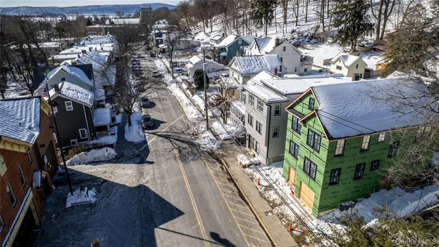 a picture of city view with sitting space