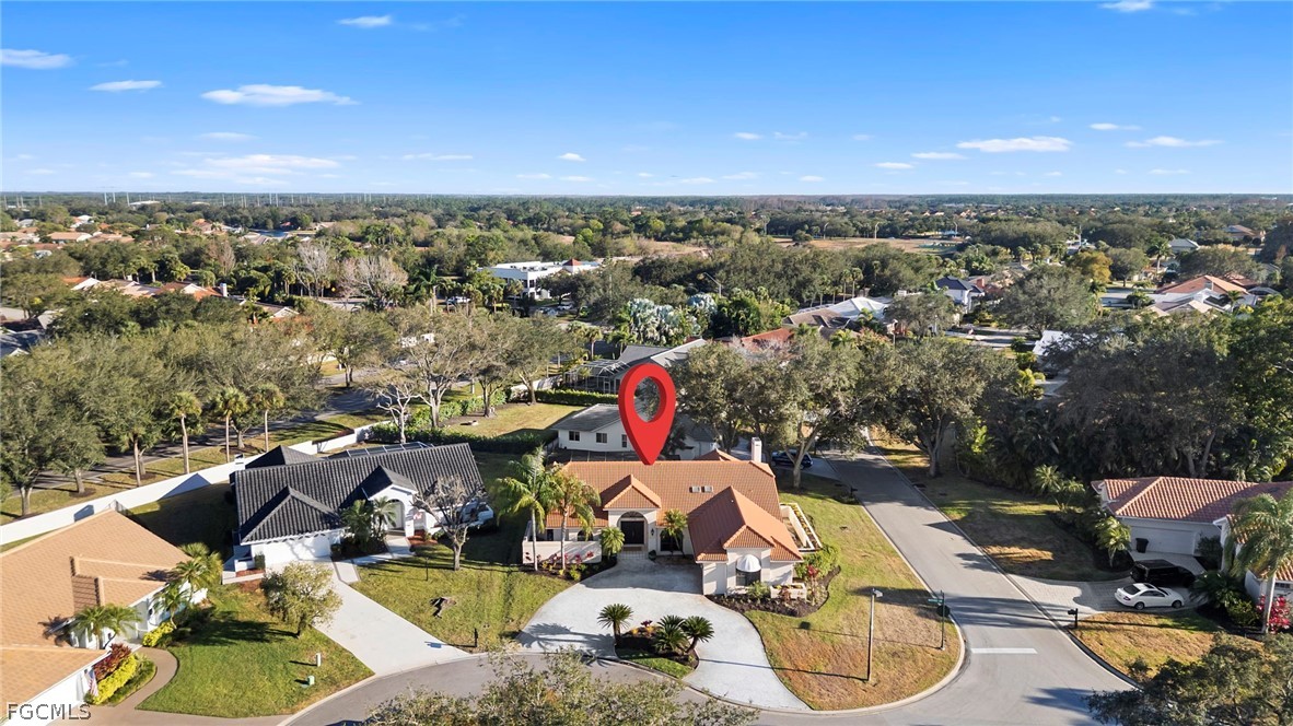 11772 Mahogany Run Fort Myers, FL 33913 - Photo 47 of 50 an aerial view of a houses with yard