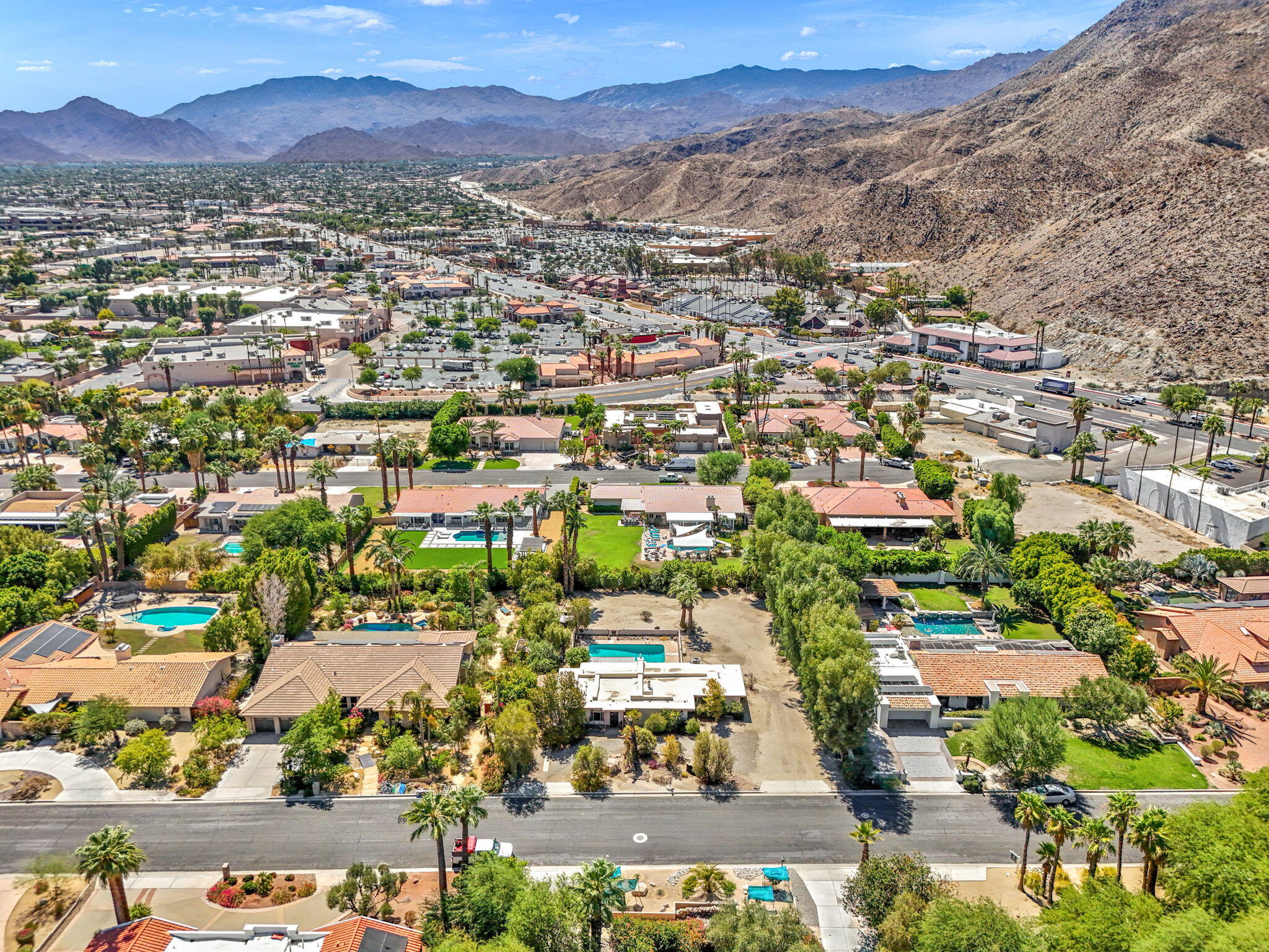 72227 Rancho Road Rancho Mirage, CA 92270 - Photo 5 of 47 an aerial view of residential houses with outdoor space