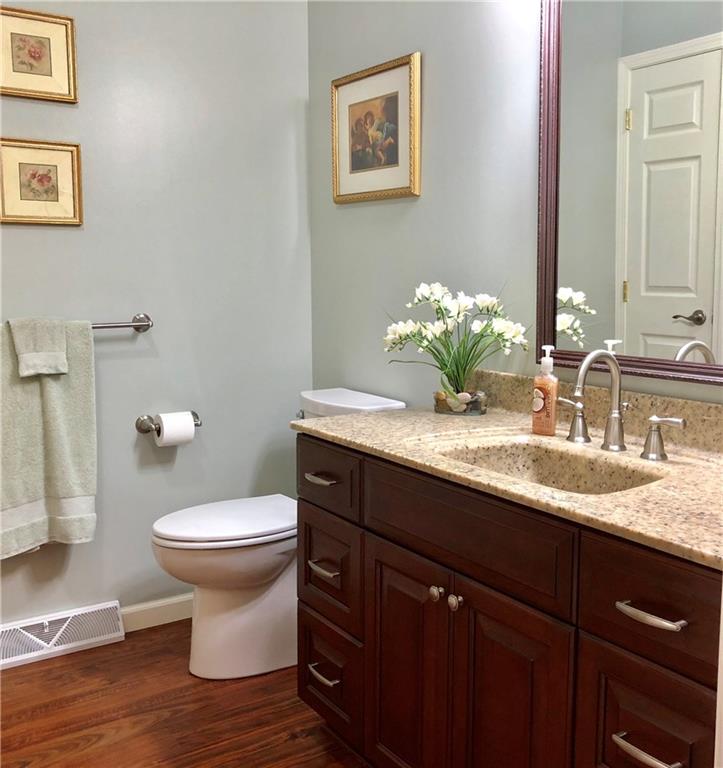 182 Arner Road Freeport, PA 16229 - Photo 16 of 25 Second bathroom with custom cabinetry and counters and soak in your lovely bathtub.