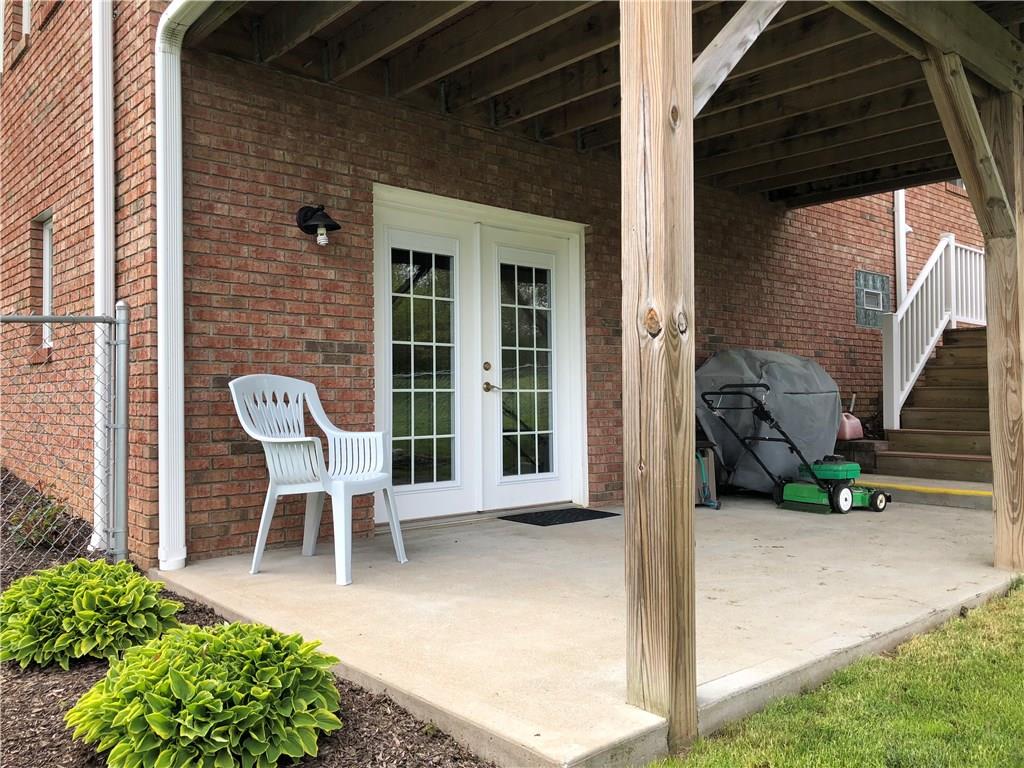 182 Arner Road Freeport, PA 16229 - Photo 22 of 25 Walk out from your huge basement to this lovely concrete patio and fenced back yard.