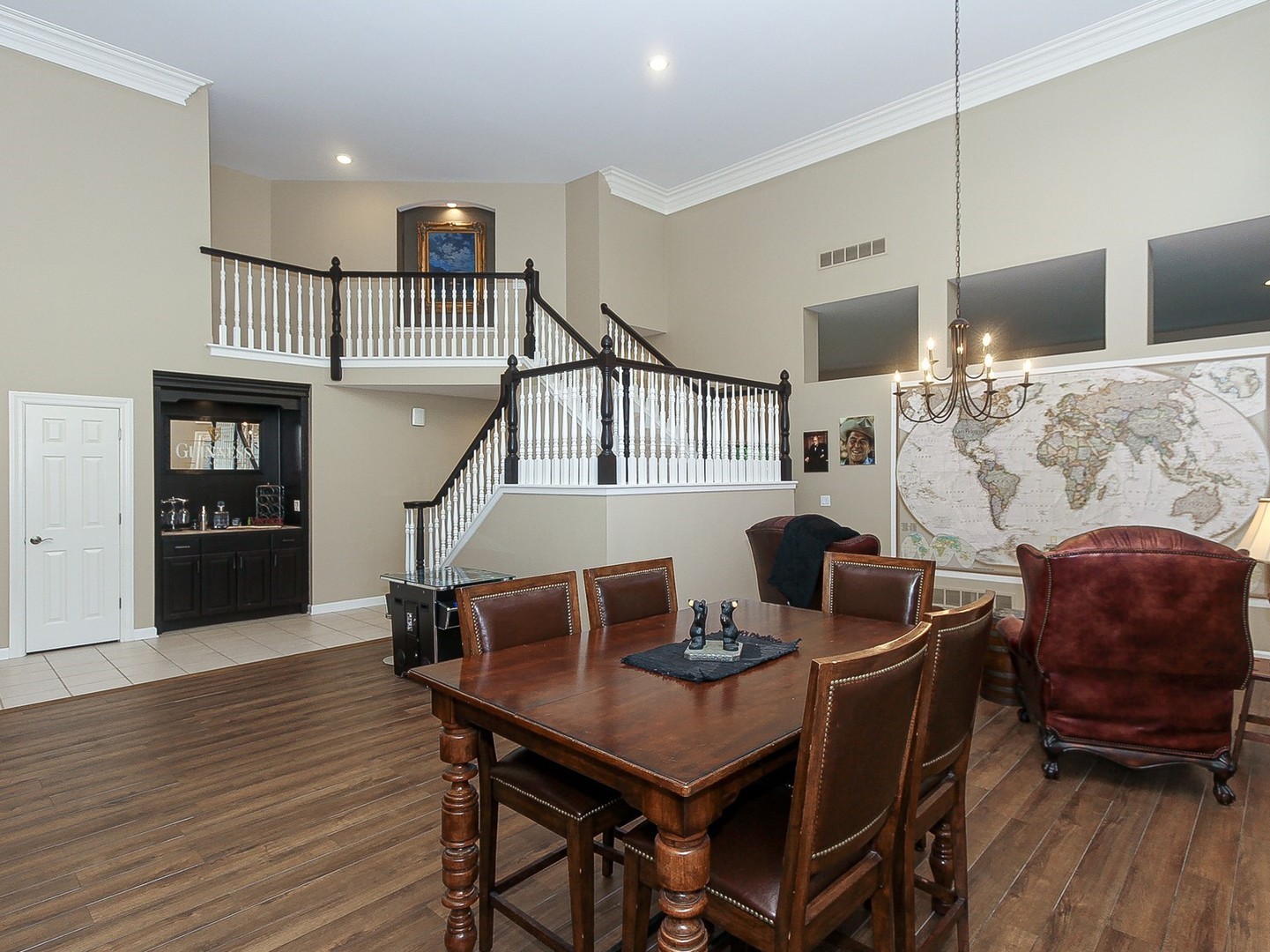 261 Course Drive Lake In The Hills, IL 60156 - Photo 5 of 35 a living room with furniture and a flat screen tv