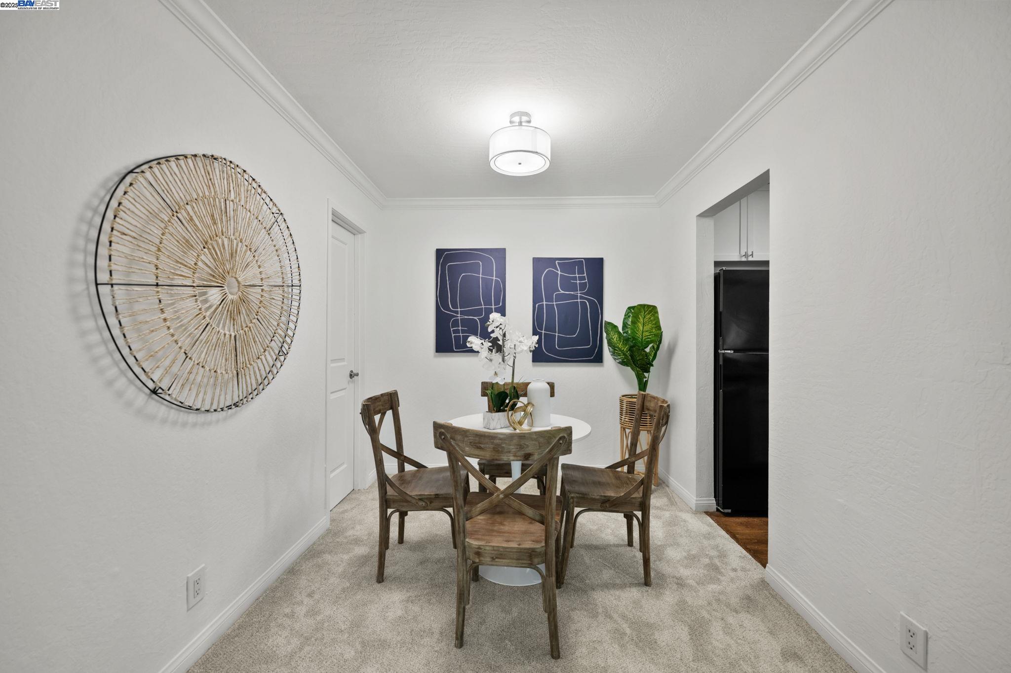 1085 Murrieta Boulevard, Unit 222 Livermore, CA 94550 - Photo 7 of 25 a view of a dining room with furniture