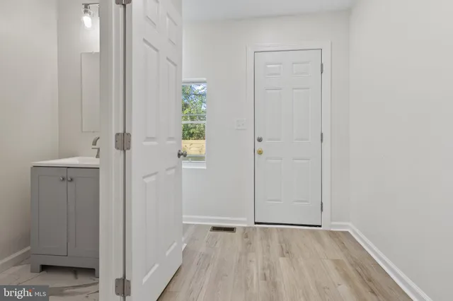 wooden floor in a gallery