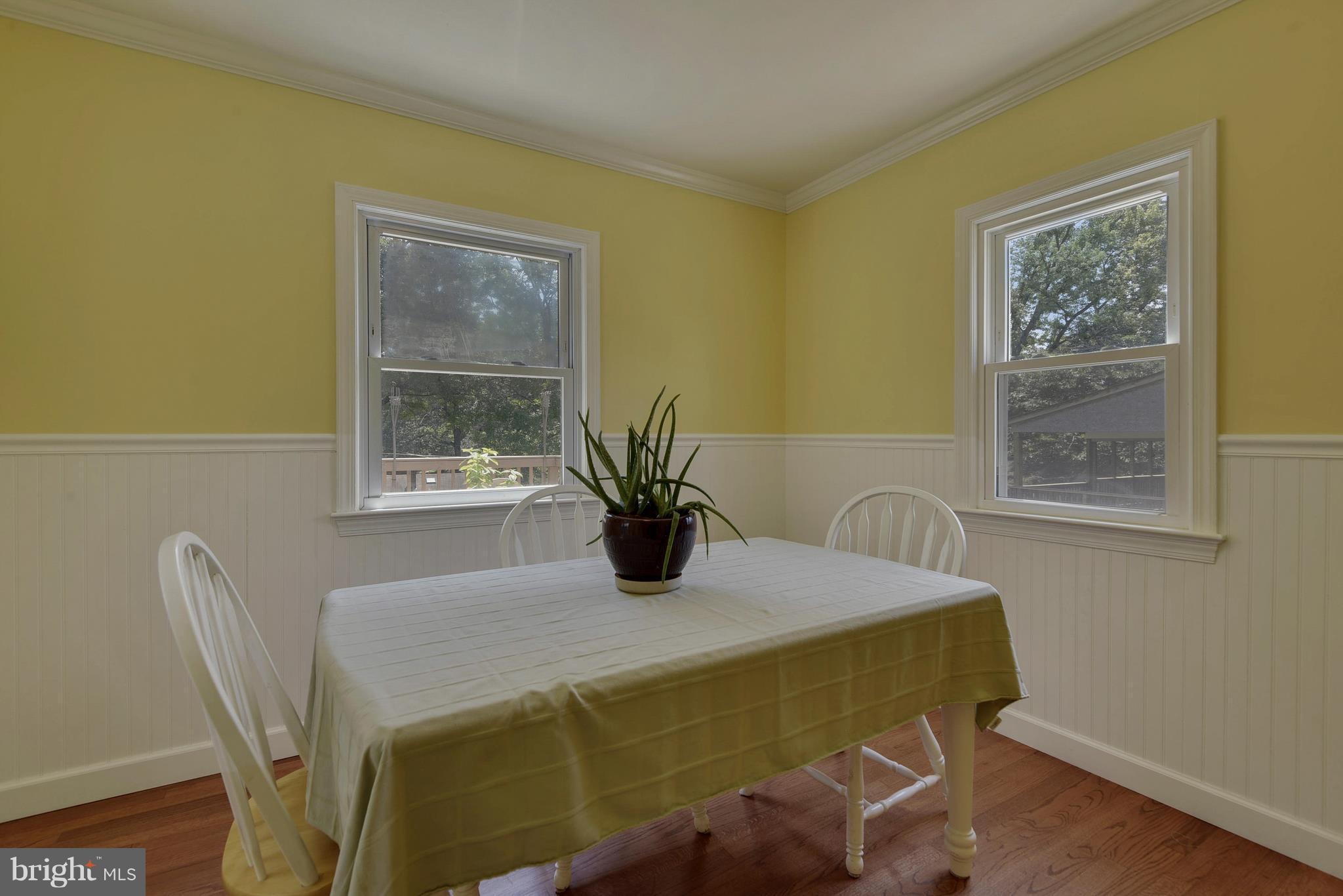 4412 Bennion Road Silver Spring, MD 20906 - Photo 16 of 29 a view of a dining room with furniture and a potted plant
