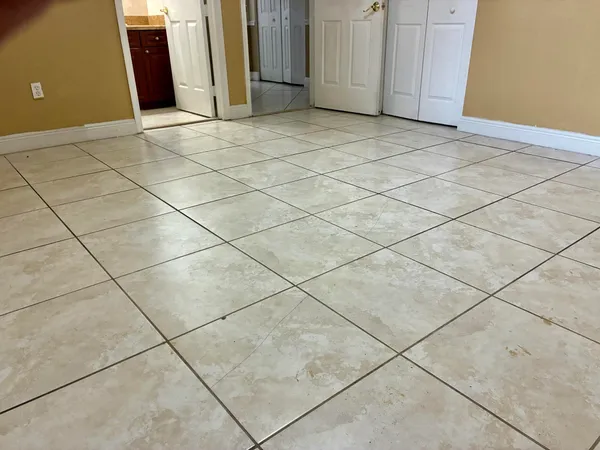 a view of a room with retail shop