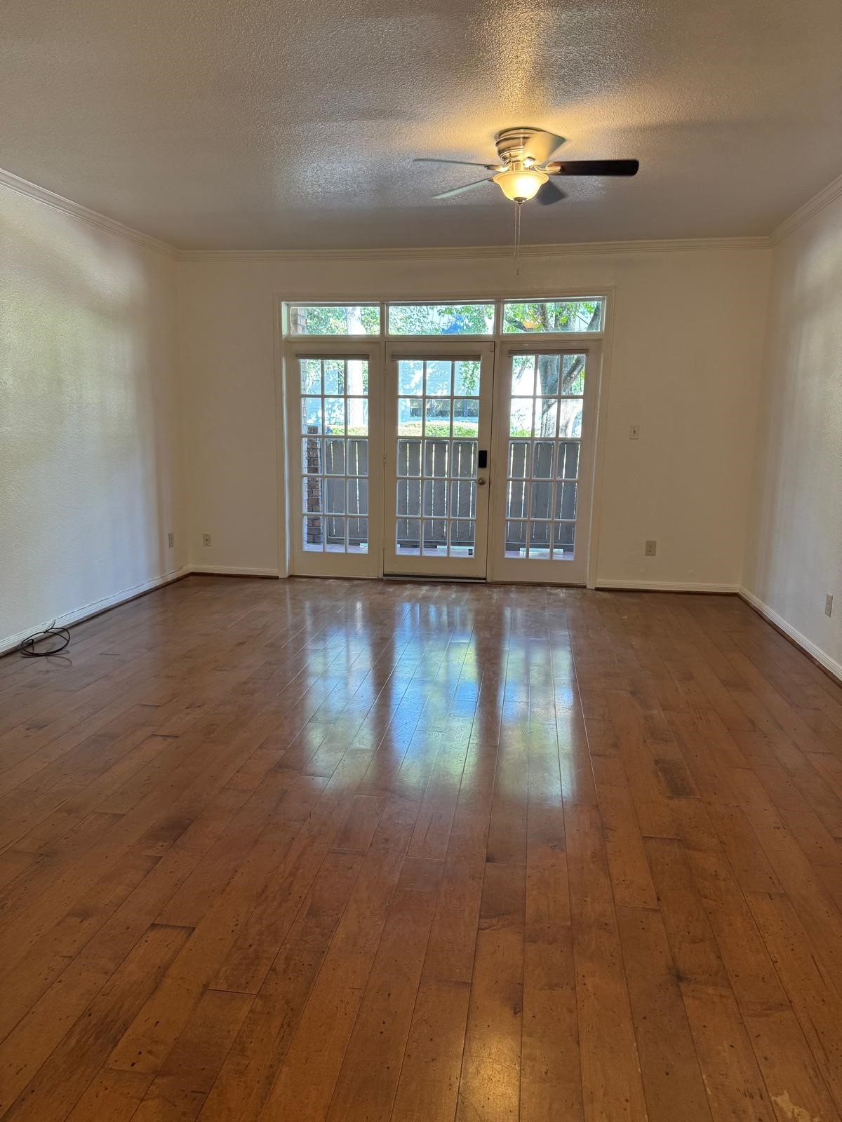 2425 Underwood Street, Unit 142 Houston, TX 77030 - Photo 15 of 38 a view of an empty room with wooden floor and a window