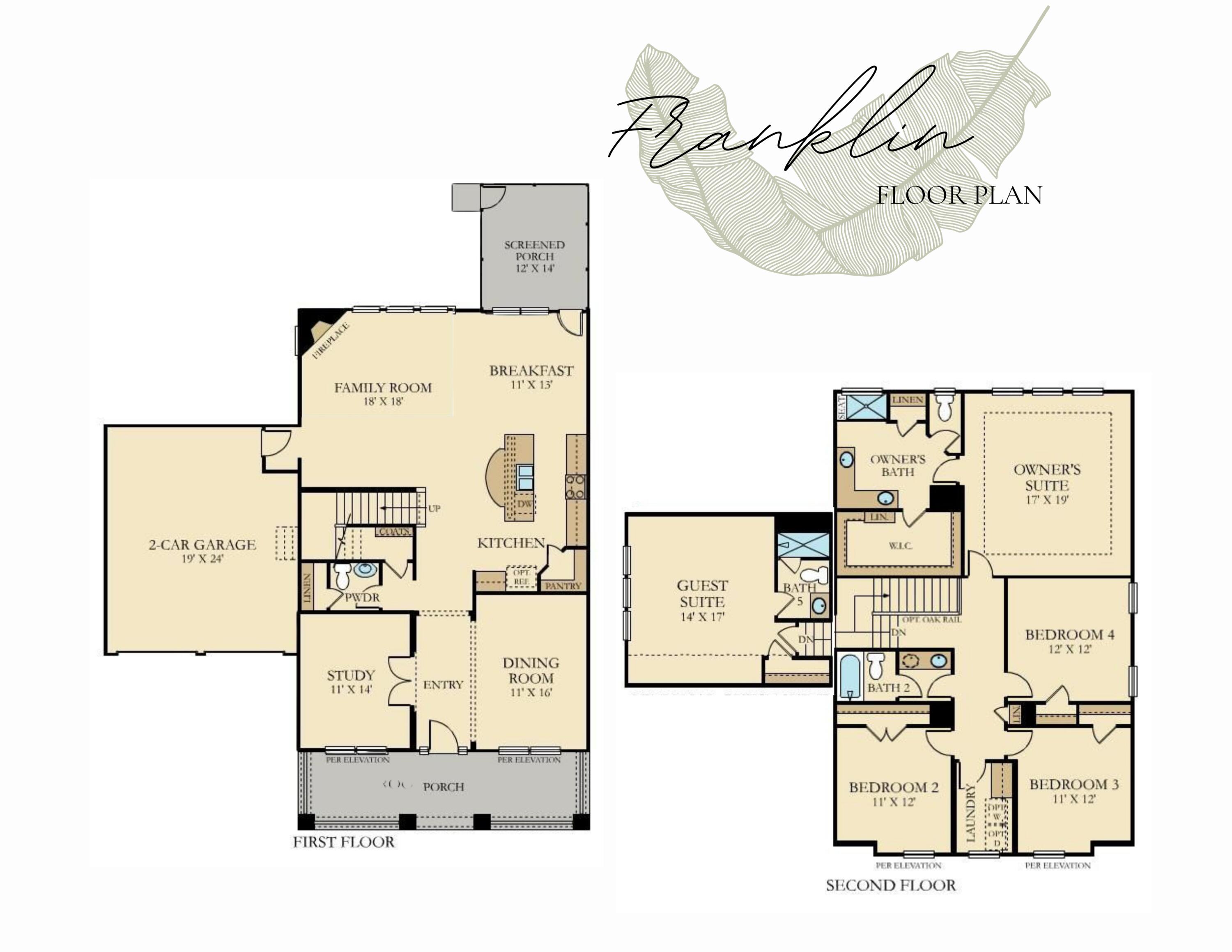 115 Radtko Road Summerville, SC 29486 - Photo 82 of 82 FRANKLIN FLOOR PLAN