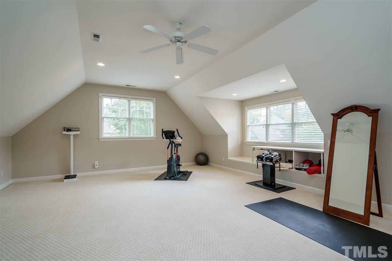 1901 Torrington Street Raleigh, NC 27615 - Photo 26 of 30 wooden floor with a window and a refrigerator