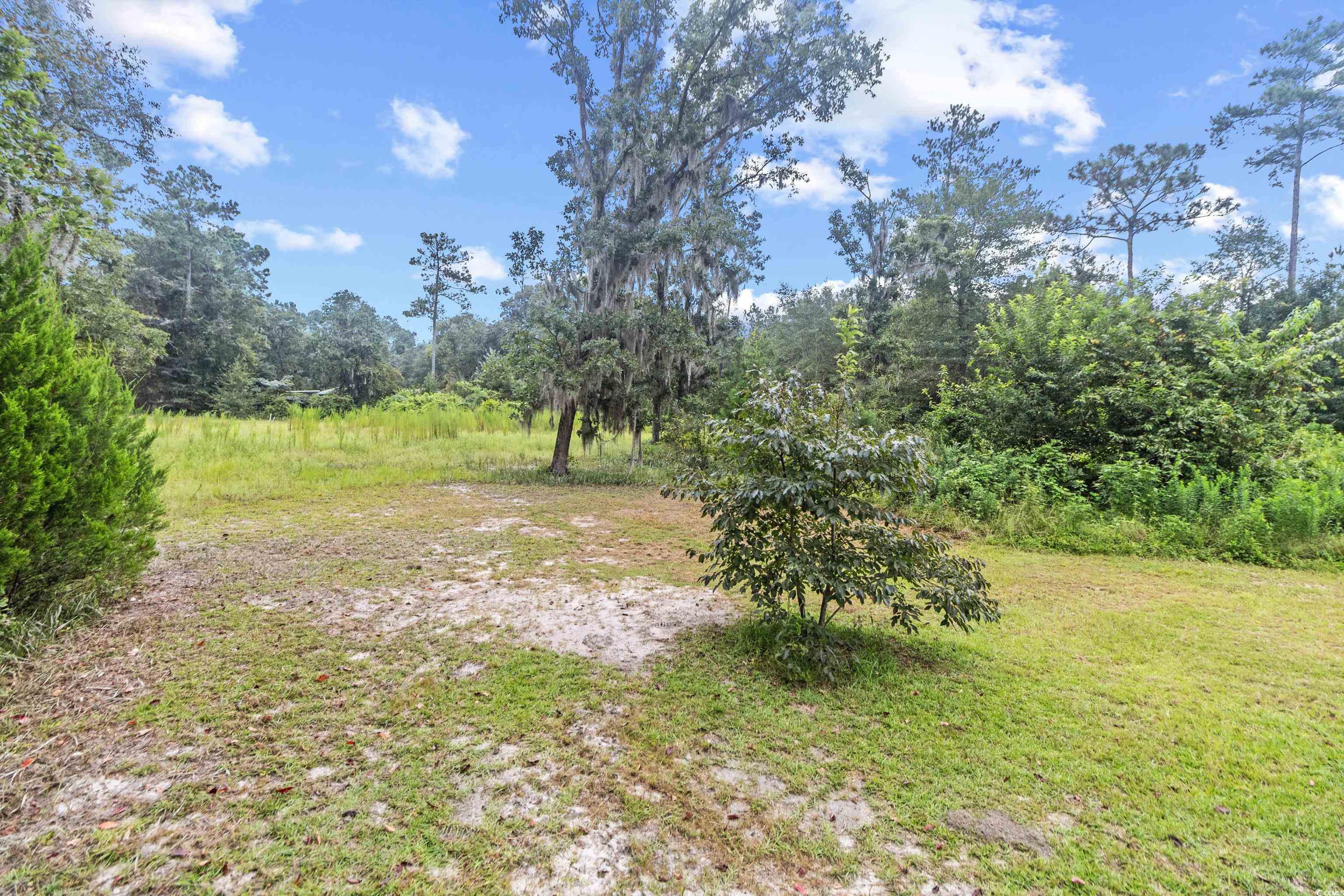 4867 Wolf Trail Conway, SC 29527 - Photo 24 of 31 Back of property with an outdoor pool, a patio area, a lawn, and a shingled roof