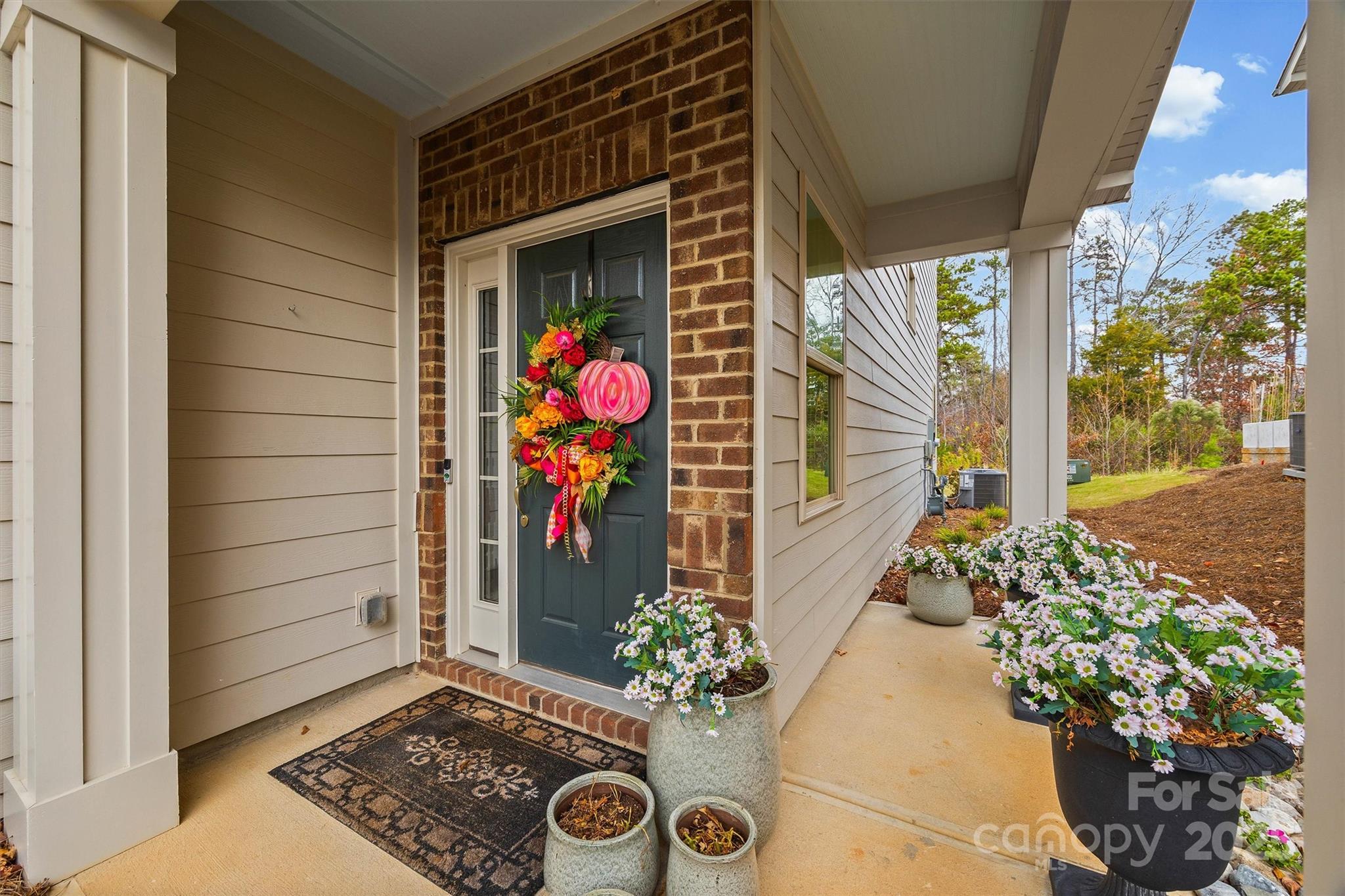 632 Amber Meadows Way Tega Cay, SC 29708 - Photo 2 of 48 a front view of a house with a potted plant