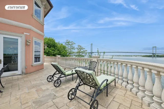 a view of a chairs in balcony