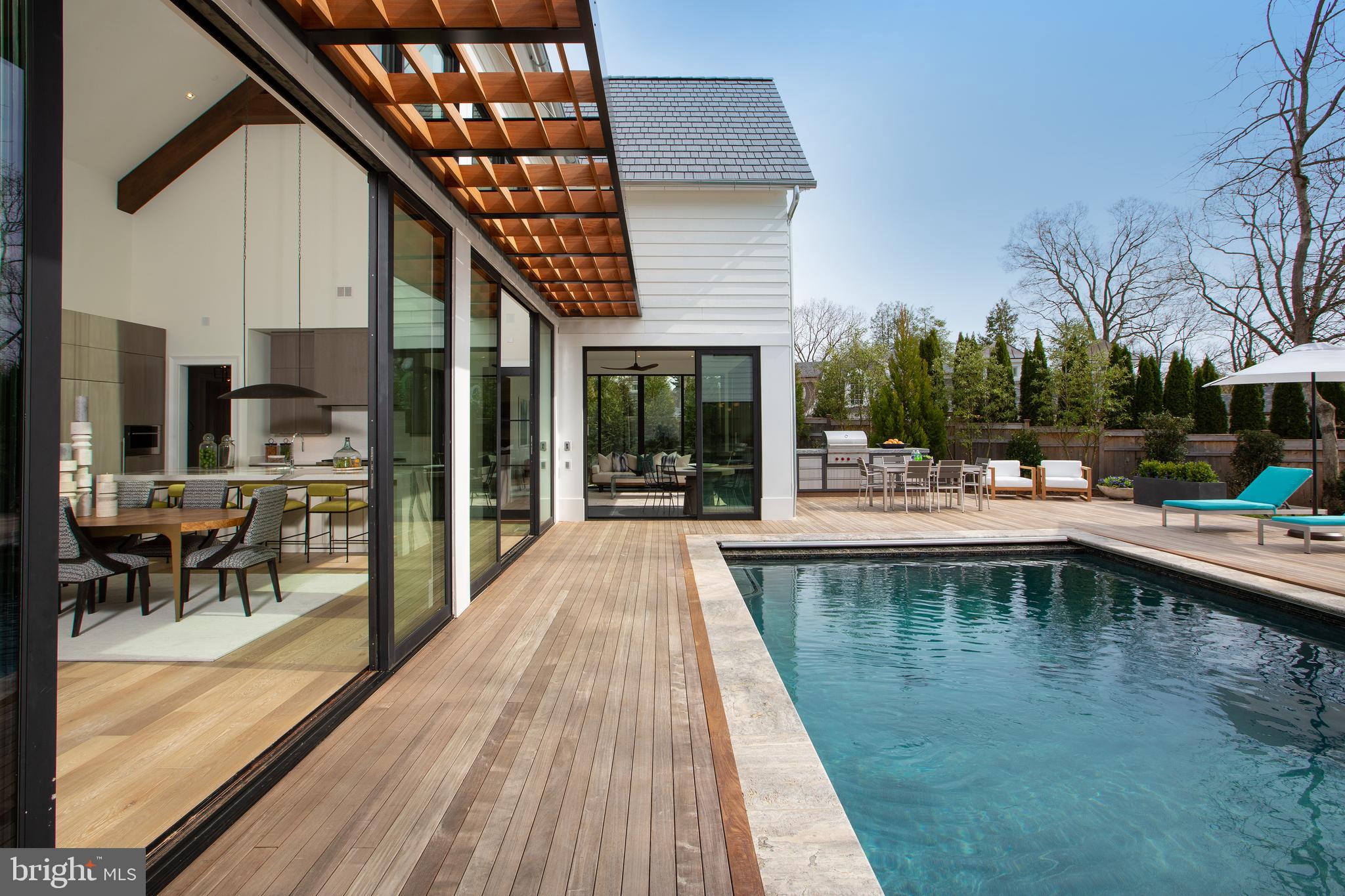 964 Melvin Road Annapolis, MD 21403 - Photo 22 of 30 View across pool from Primary's suite