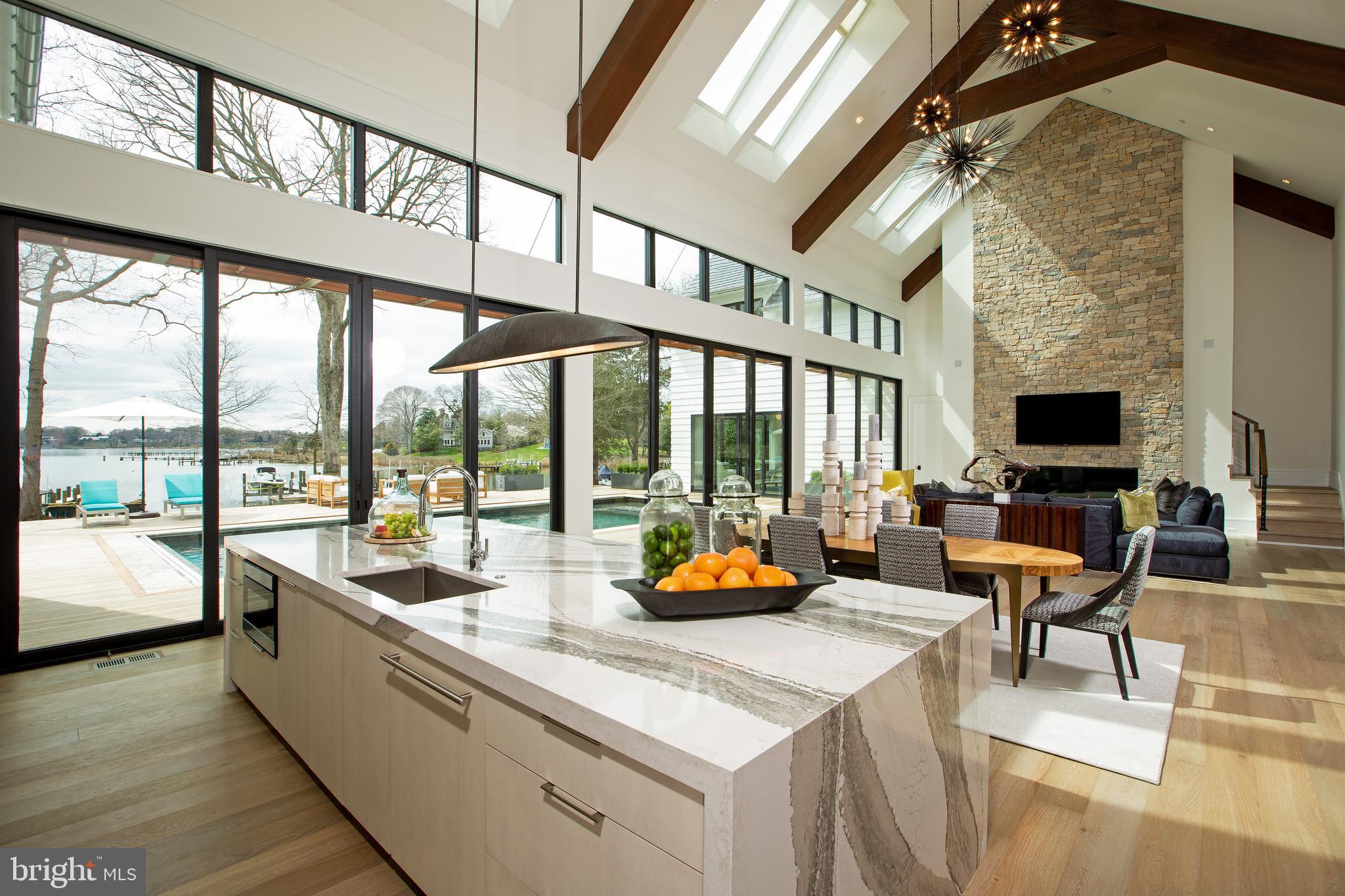 964 Melvin Road Annapolis, MD 21403 - Photo 7 of 30 Gourmet Kitchen with waterfall edge island