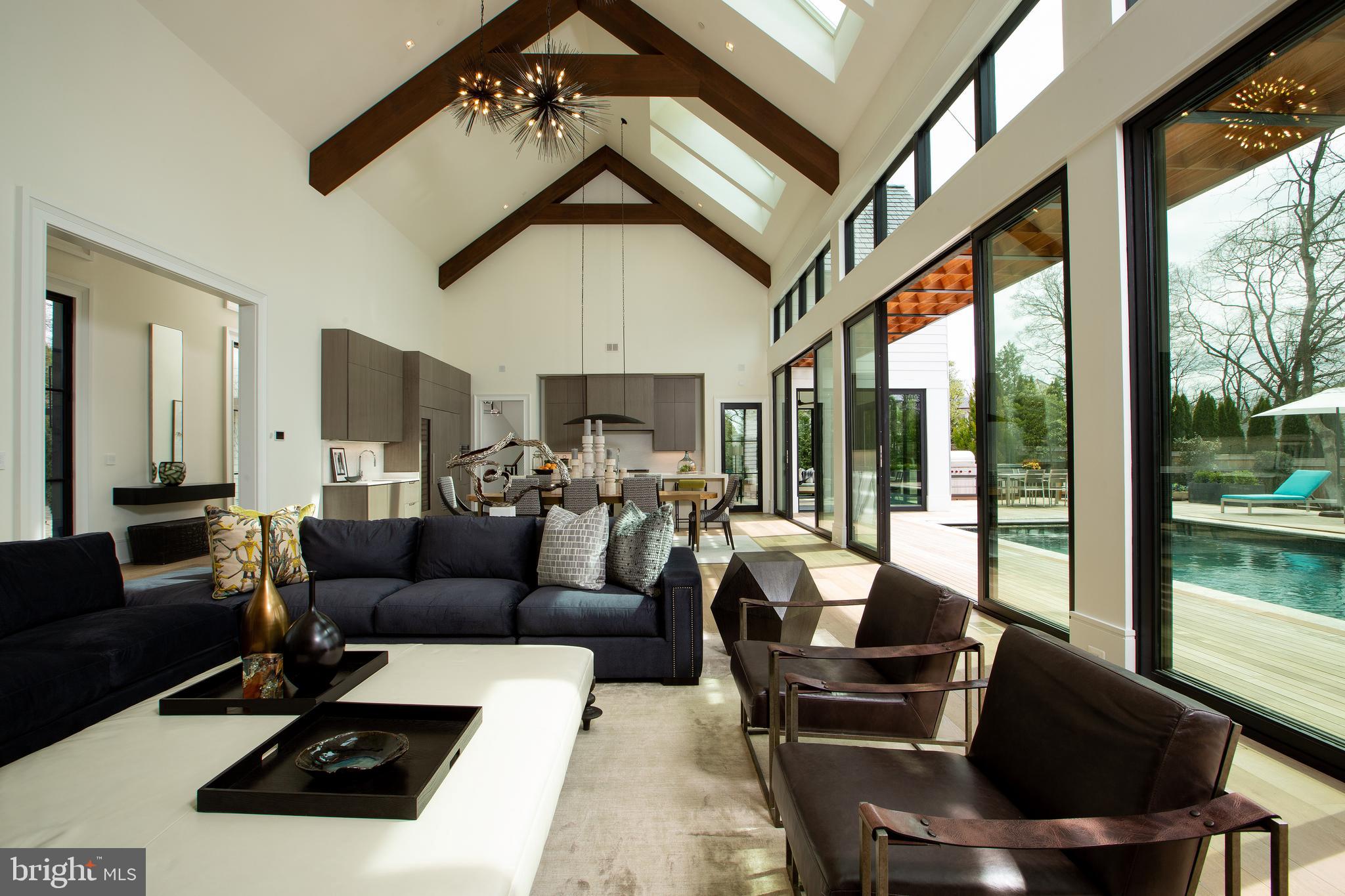 964 Melvin Road Annapolis, MD 21403 - Photo 9 of 30 Soaring ceilings with hand crafted beams