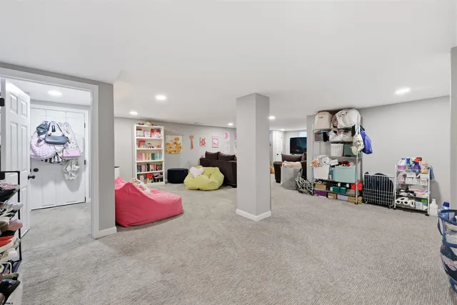 a view of a room with toys