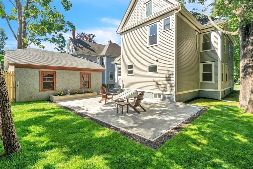 31 Park Street Northampton, MA 01062 - Photo 32 of 40 a view of a house with backyard and sitting area