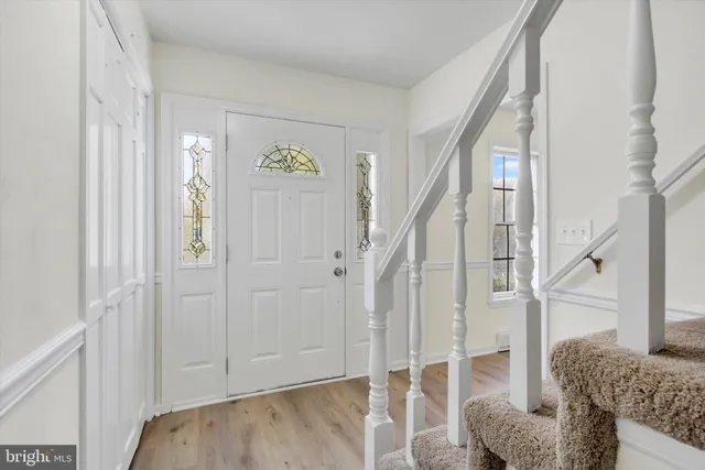 a view of front door