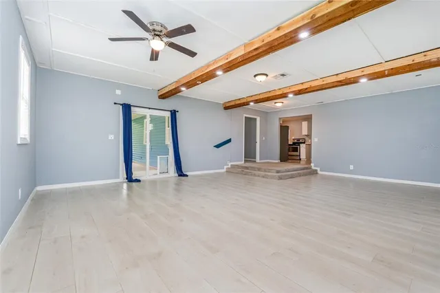 a view of an empty room