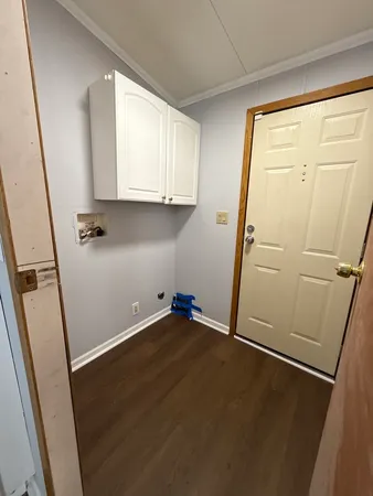 an empty room with window
