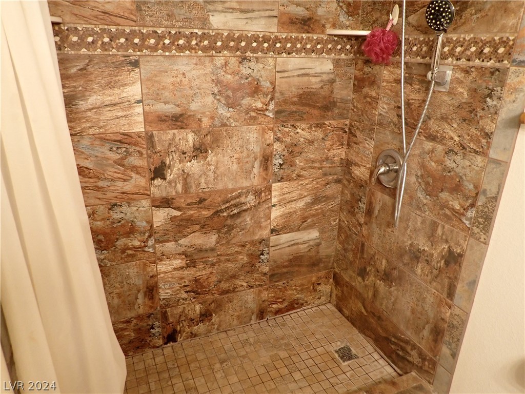 872 Adobe Flat Drive Henderson, NV 89011 - Photo 19 of 44 Full 2nd Bathroom Newly Tiled Walk In Shower