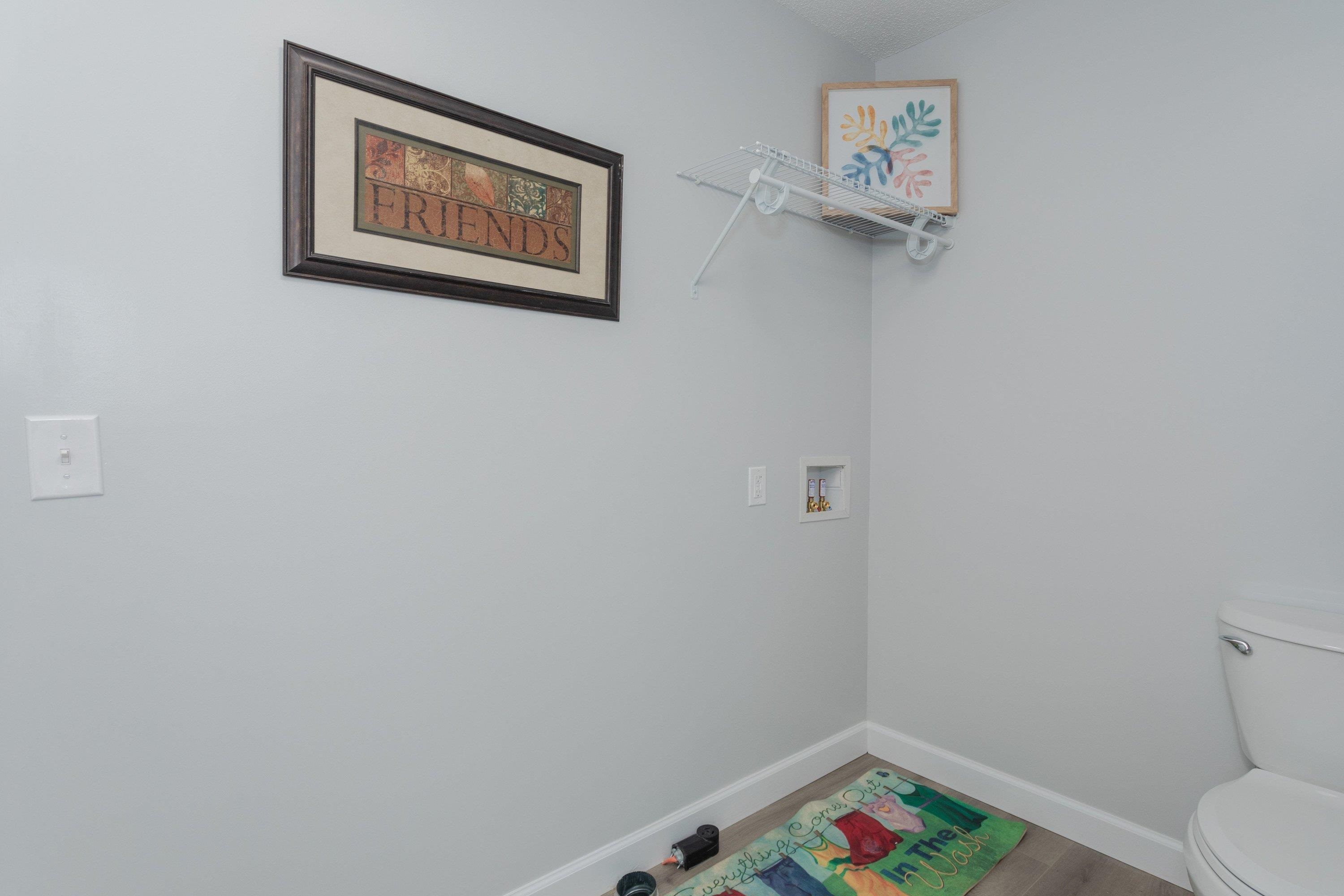 178 Suter Street Harrisonburg, VA 22802 - Photo 23 of 73 This spacious full bathroom offers a tile shower/bathtub area, luxury vinyl plank flooring, vanity with storage, and space for full-size washer & dryer hookups.