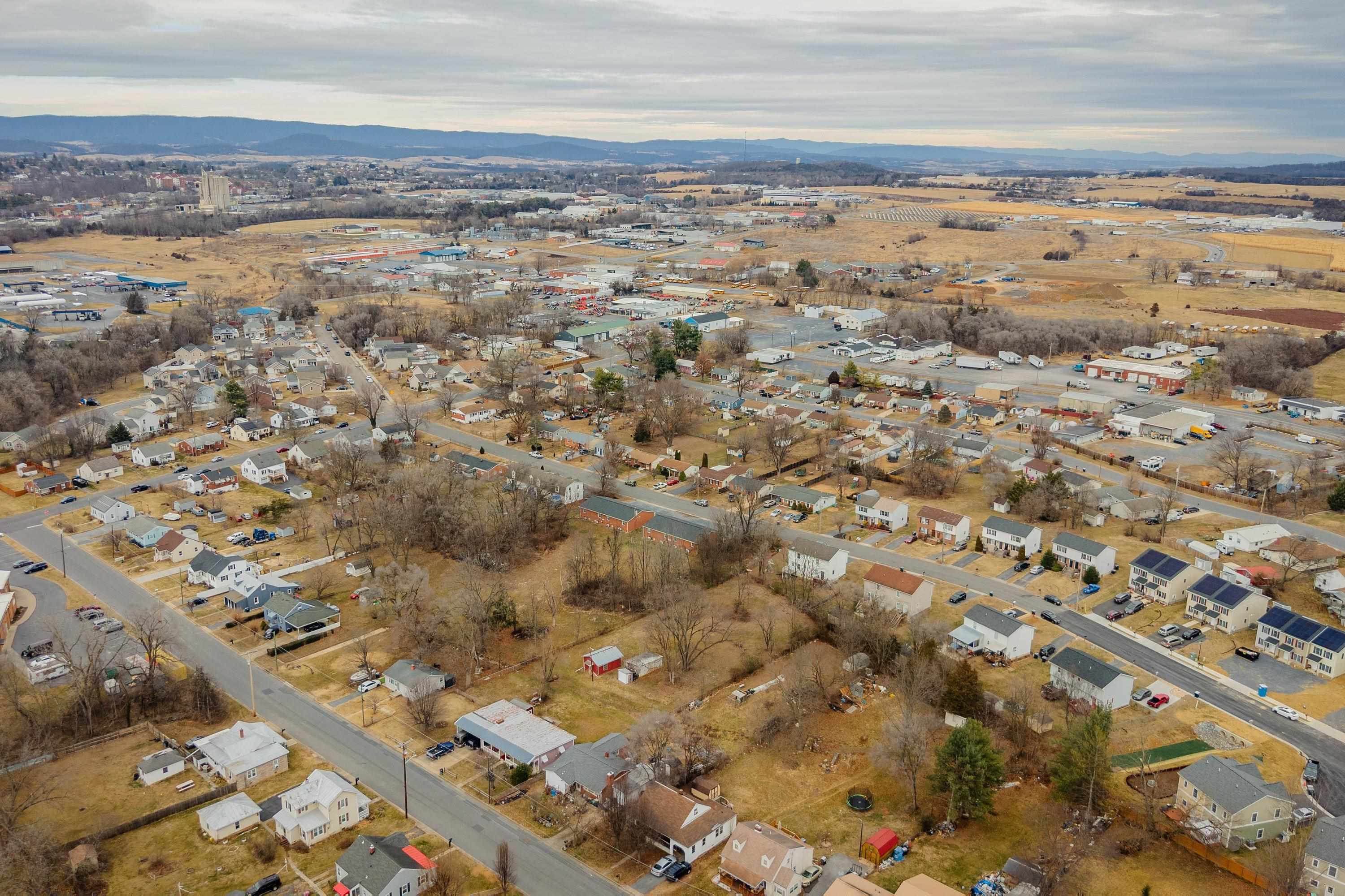 178 Suter Street Harrisonburg, VA 22802 - Photo 62 of 73 The aerial view of the homes location in a large, mature, area of town. This view highlights the location to Harrisonburg and surrounding areas.
