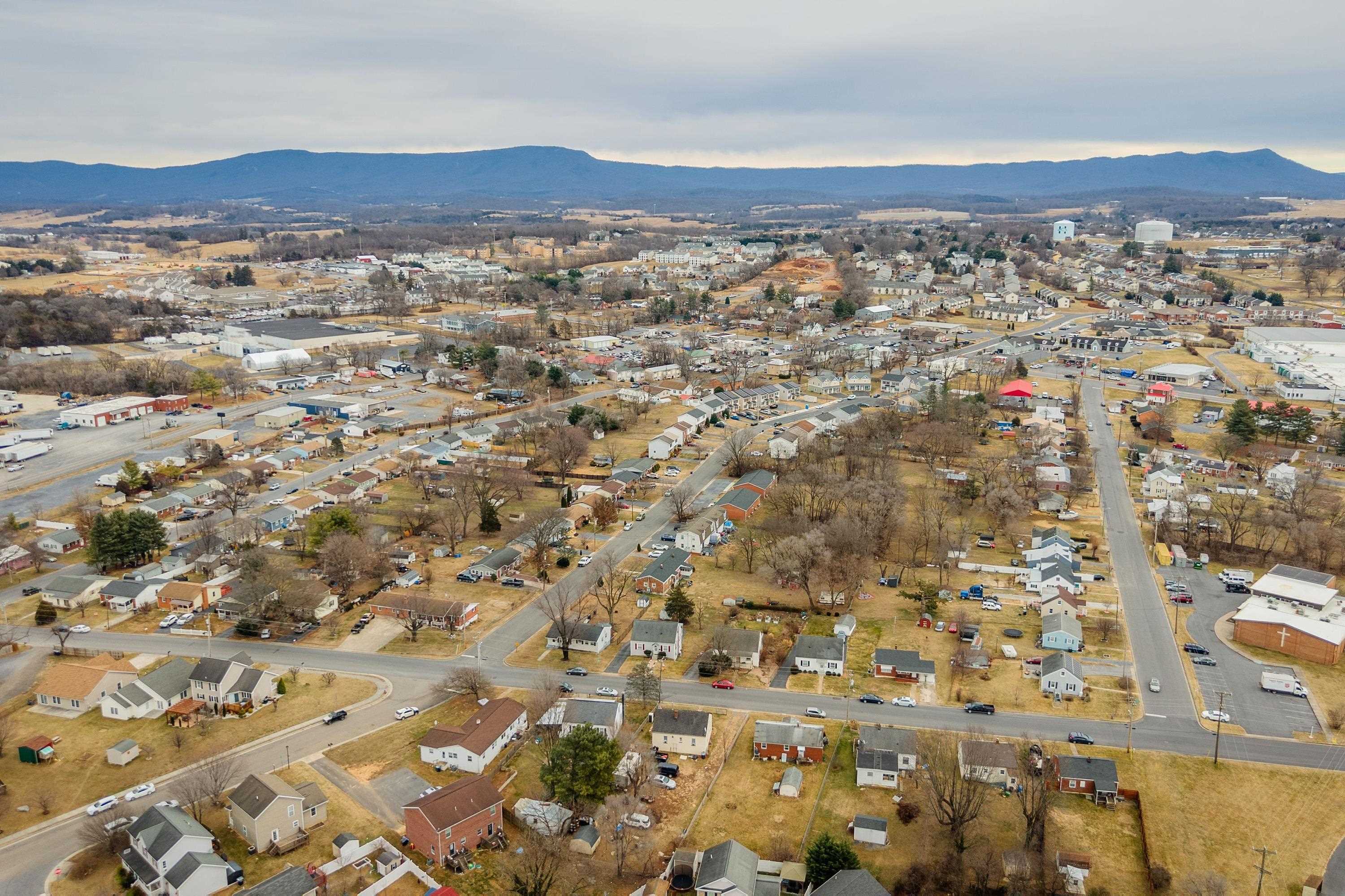 178 Suter Street Harrisonburg, VA 22802 - Photo 68 of 73 The aerial view of the homes location in a large, mature, area of town. This view highlights the location to Harrisonburg and surrounding areas.
