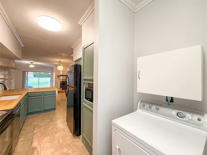 a room with storage and utility