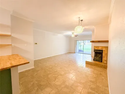 a view of a livingroom with a fireplace