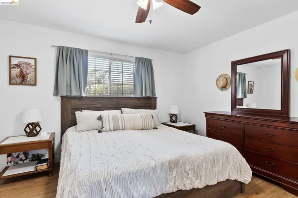 an aerial view of houses with outdoor space