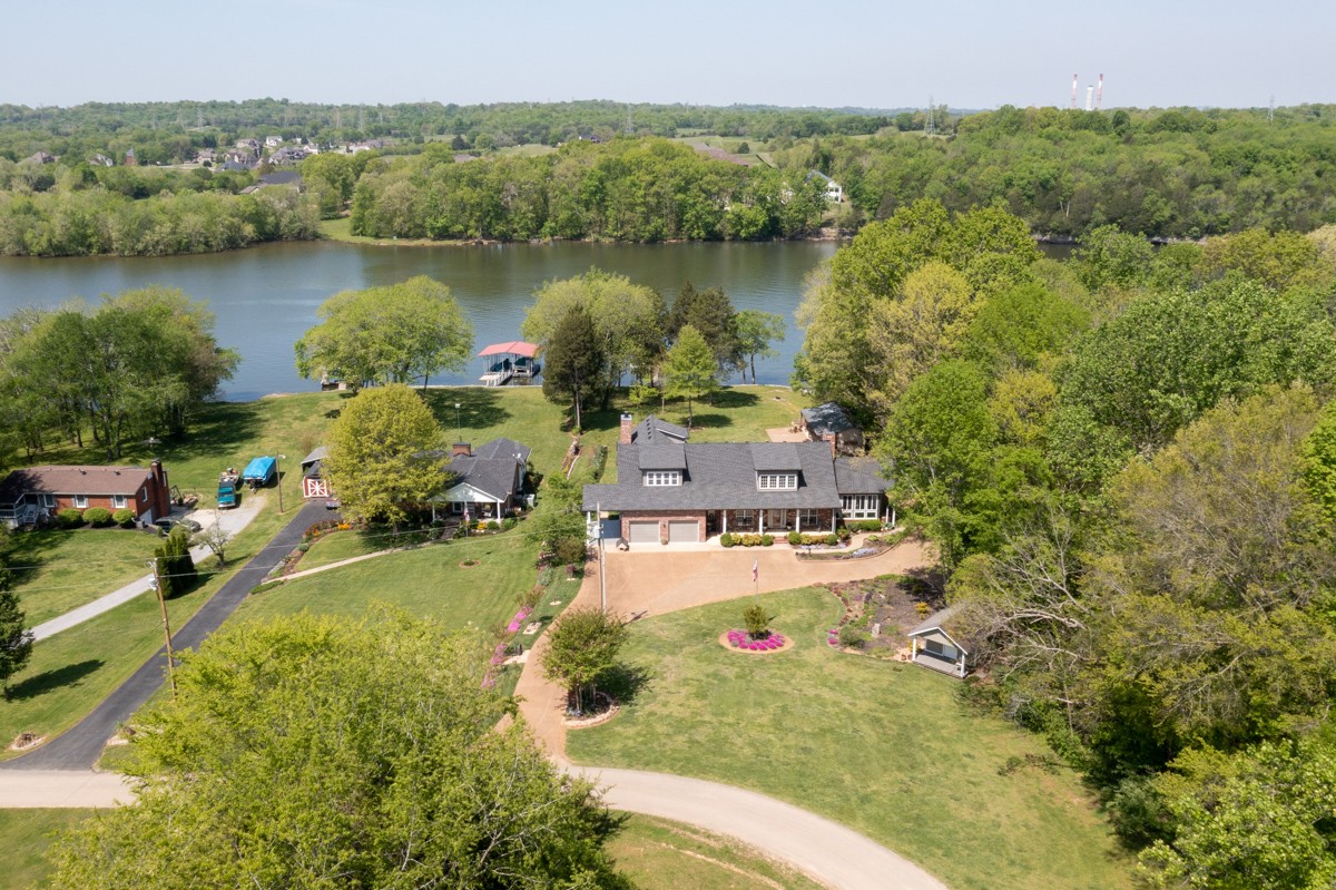 450 North Denny Road Lebanon, TN 37087 - Photo 63 of 65 aerial view of a house with a lake view