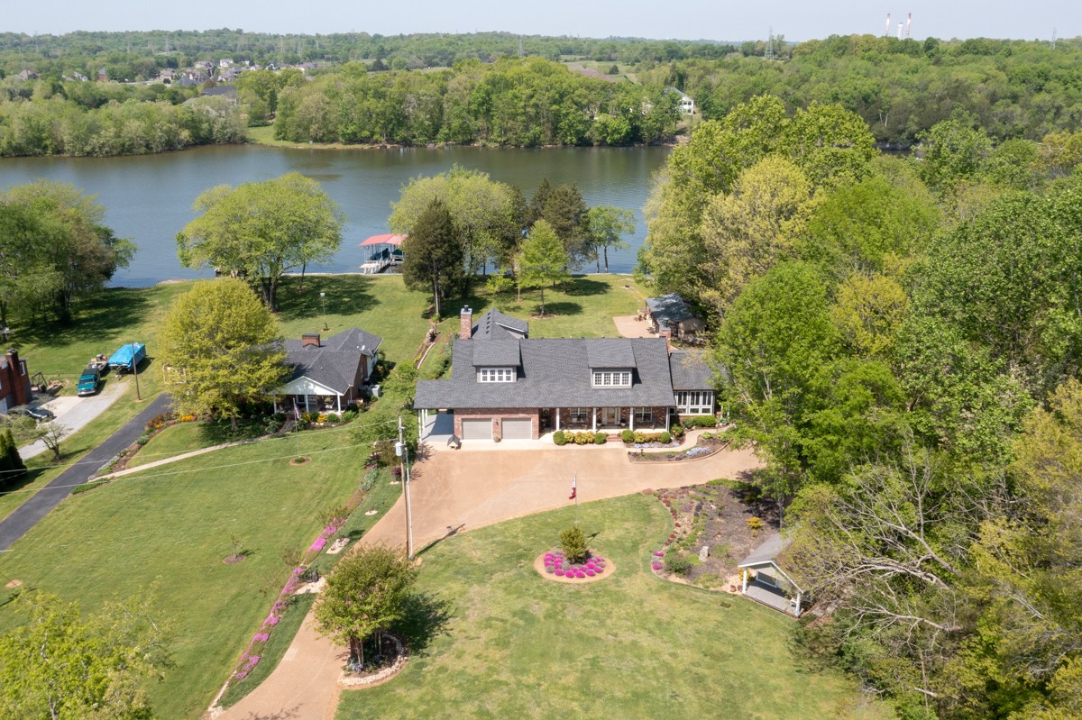 450 North Denny Road Lebanon, TN 37087 - Photo 64 of 65 an aerial view of a house with a lake view