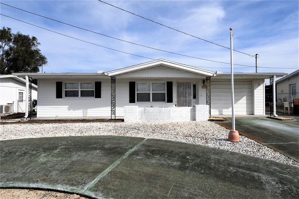 a front view of a house with porch