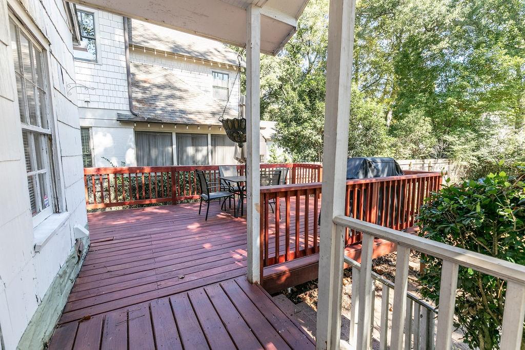 936 East Lake Drive Decatur, GA 30030 - Photo 31 of 50 a view of a house with backyard and deck