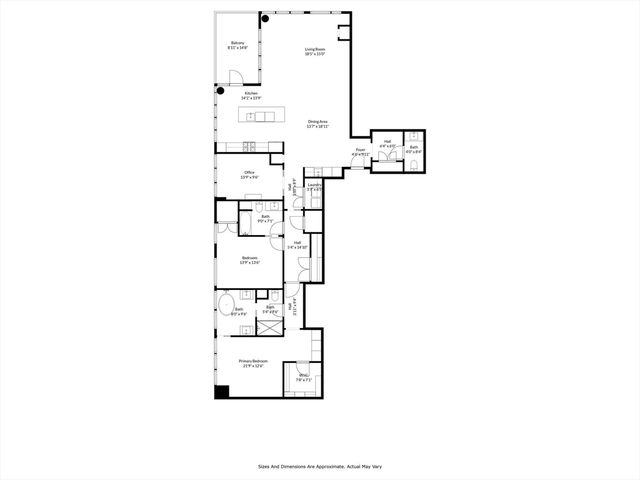 a picture of a wall with a white building