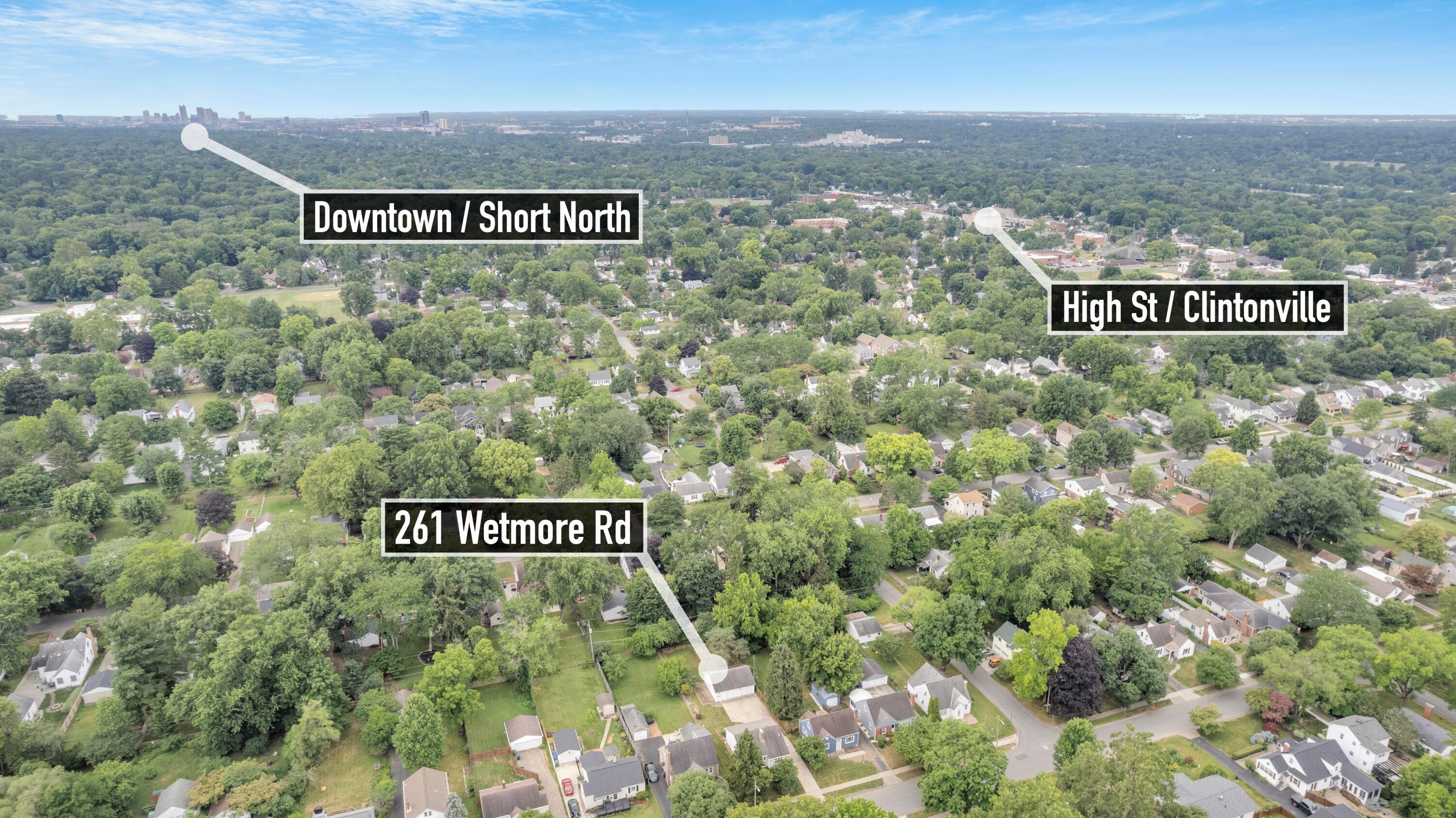 261 Wetmore Road Columbus, OH 43214 - Photo 3 of 38 261 Wetmore - Aerial marked