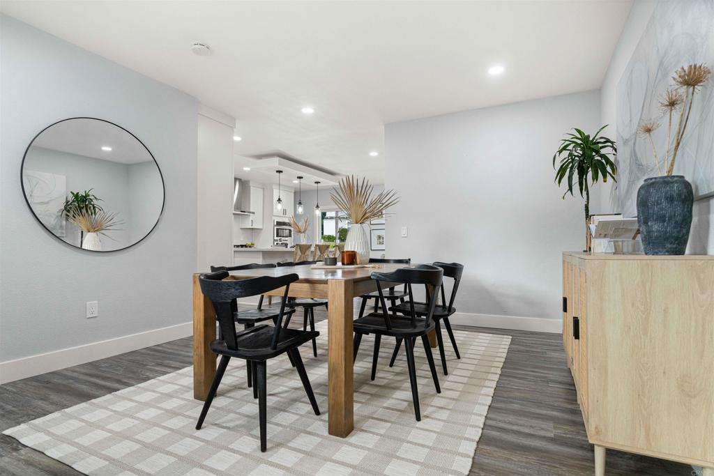 4542 Palm Avenue La Mesa, CA 91941 - Photo 19 of 55 a view of a dining room with furniture and wooden floor