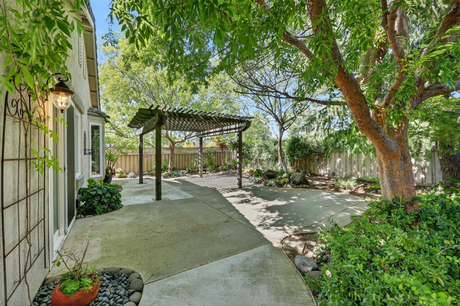2272 Winding Way Lincoln, CA 95648 - Photo 21 of 46 a view of a backyard with a garden